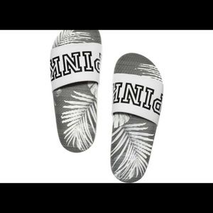 Gray and white PINK slides